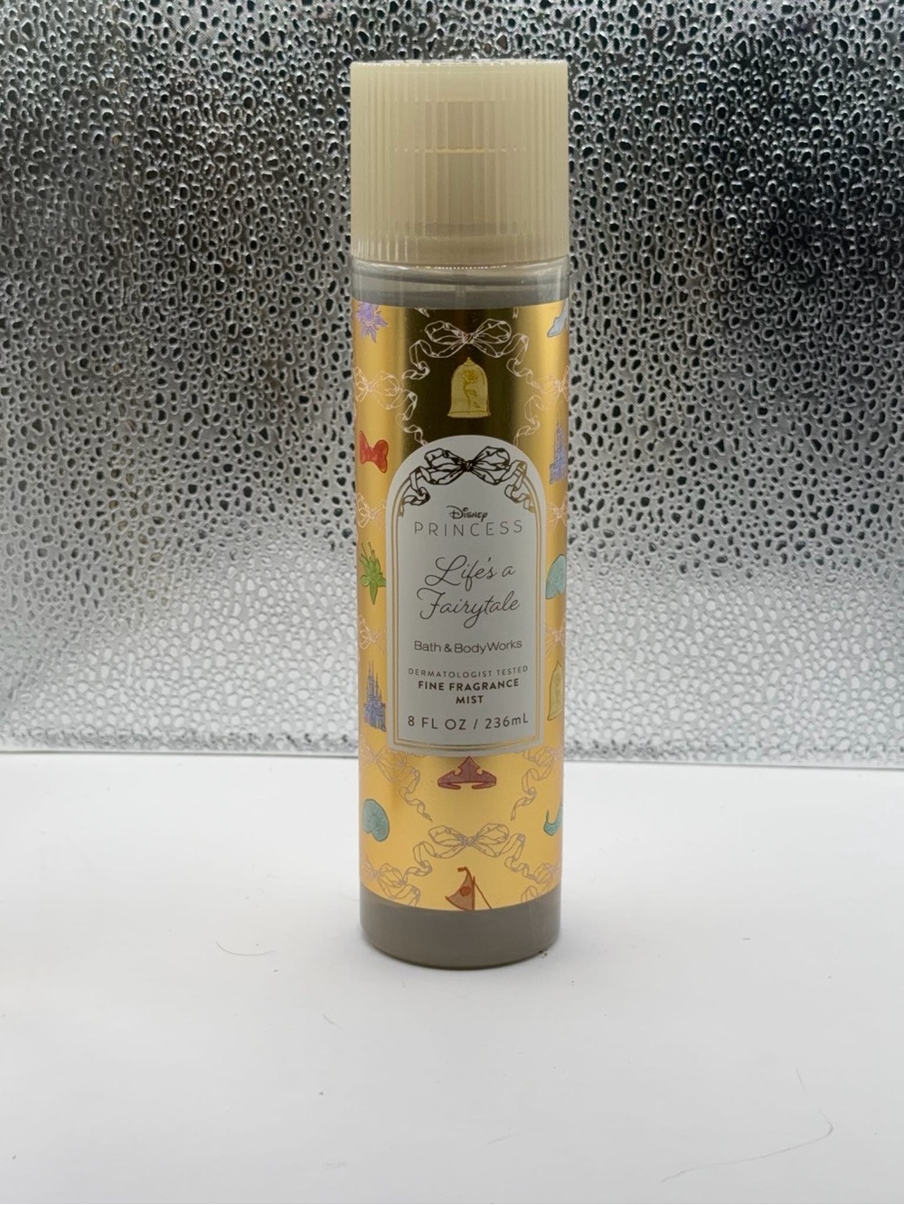 Disney Princess Hair Styling Mist in Yellow and Beige